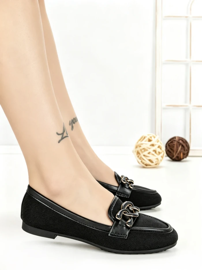Pantofi Casual Dama GO-320 BLACK | GOWIN