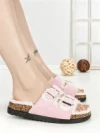 Papuci Dama cu Talpa Joasa WSL-200 PINK | STEPHAN
