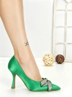 Pantofi Stiletto QQ-92 GREEN | STEPHAN