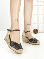 Sandale Dama cu Platforma XG-12 BLACK | STEPHAN
