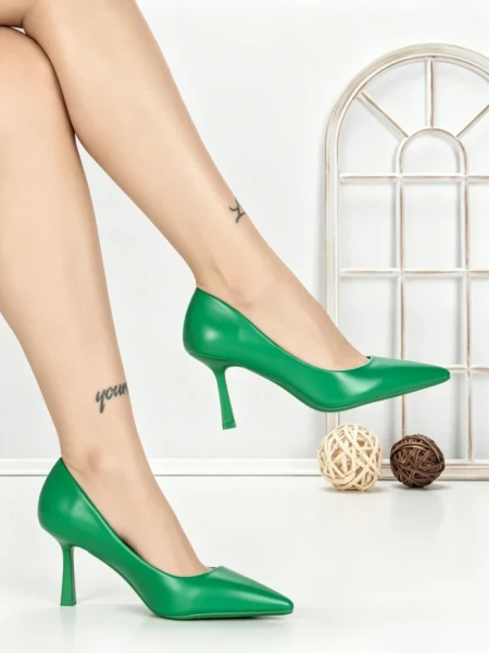 Pantofi Stiletto G60-6 GREEN | FESTISIMO