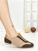 Pantofi Sport Dama L-557 BROWN KHAKI | CINK ME