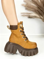 Ghete Dama cu Platforma 0017-39S YELLOW | MEI