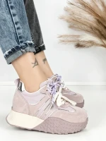 Pantofi Sport Dama cu Platforma 3A1-1 PURPLE | MEI