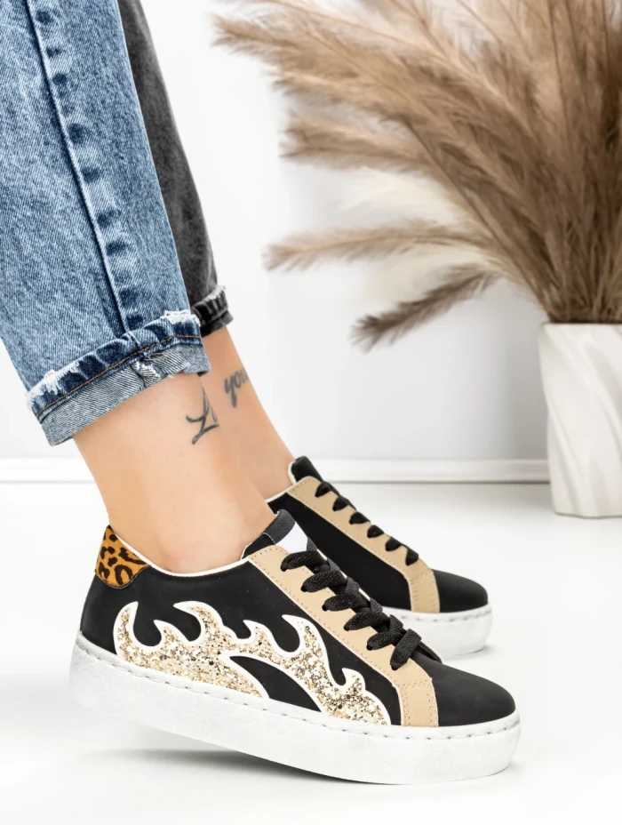 Sneakers Dama 88223 BLACK | GIVANA