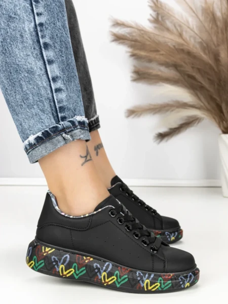 Sneakers Dama TT-93 BLACK | EMAS