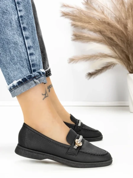 Pantofi Casual Dama EE-23 BLACK | EMAS