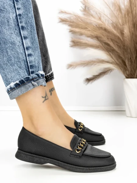 Pantofi Casual Dama EE-25 BLACK | EMAS