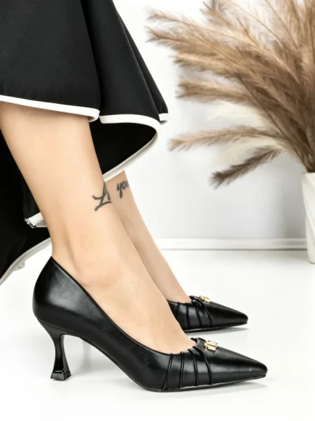 Pantofi Stiletto 55-A51 BLACK | GIVANA