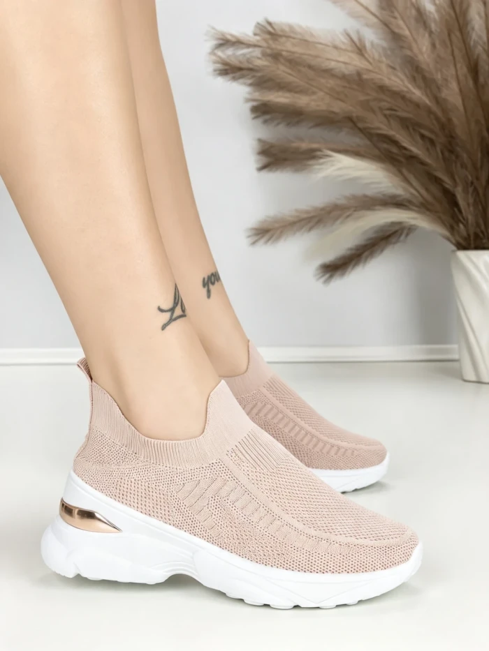 Pantofi Sport Dama cu Platforma BK198 PINK | OMODA