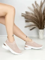 Pantofi Sport Dama cu Platforma BK198 PINK | OMODA