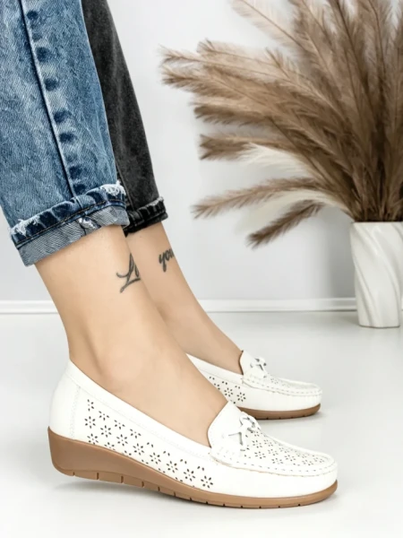 Pantofi Casual Dama JM728 BLANCO | ANNALISE
