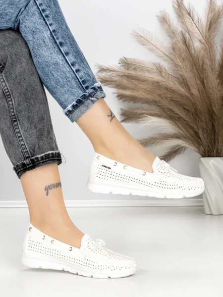 Pantofi Casual Dama JM153Q BLANCO | ANNALISE