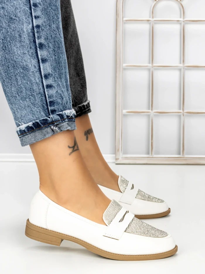Pantofi Casual Dama HS8336-1 WHITE | ABLOOM