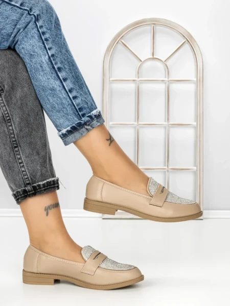 Pantofi Casual Dama HS8336-1 KHAKI | ABLOOM