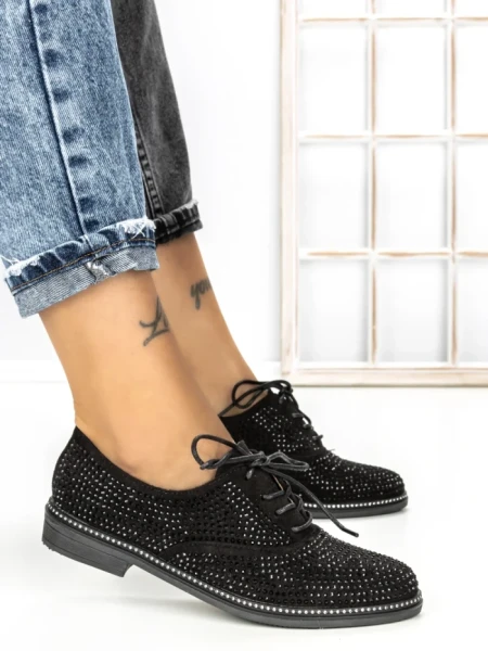 Pantofi Casual Dama JN-669 BLACK | ABLOOM