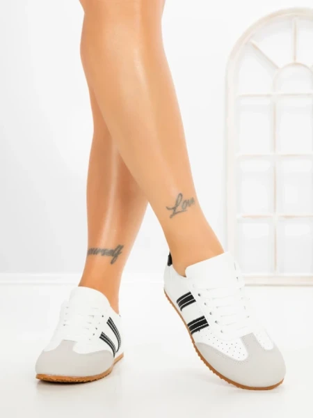 Sneakers Dama XX-71 WHITE-BLACK | EMAS
