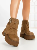 Ghete Dama cu Platforma 8796-16S YELLOW | MEI