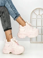 Pantofi Sport Dama cu Platforma 7917-121 PINK | MEI
