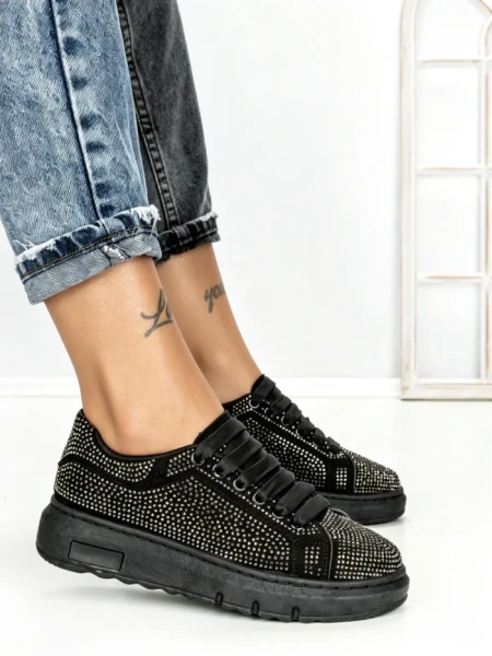 Sneakers Dama 6XJ5 BLACK-GUN | MEI