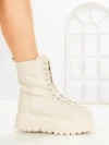Ghete Dama cu Platforma 3AL77 BEIGE | MEI