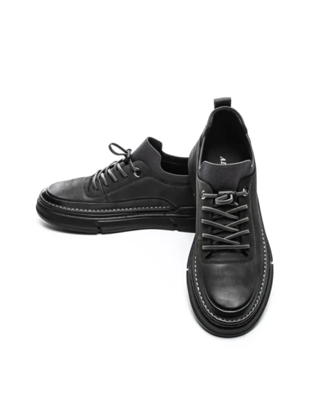 Pantofi Casual Barbati din piele naturala F695 GREY | ADVANCER