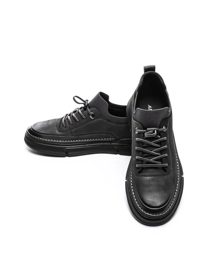 Pantofi Casual Barbati din piele naturala F695 GREY | ADVANCER