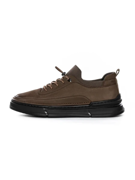 Pantofi Casual Barbati din piele naturala F695 COFFEE | ADVANCER