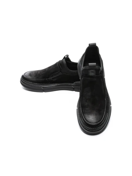 Pantofi Casual Barbati din piele naturala F697 BLACK | ADVANCER
