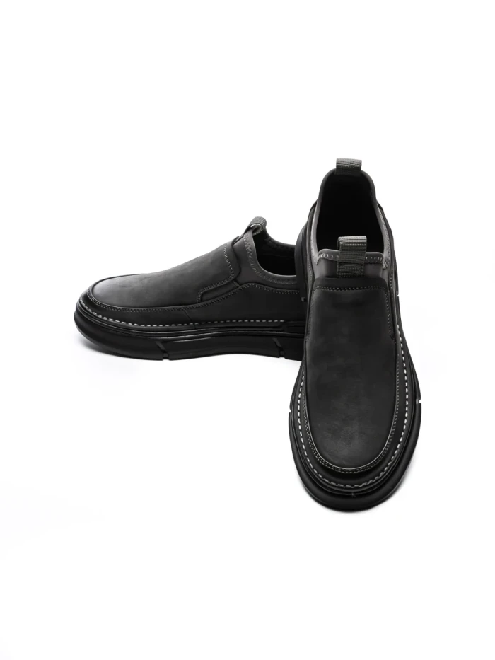 Pantofi Casual Barbati din piele naturala F697 GREY | ADVANCER