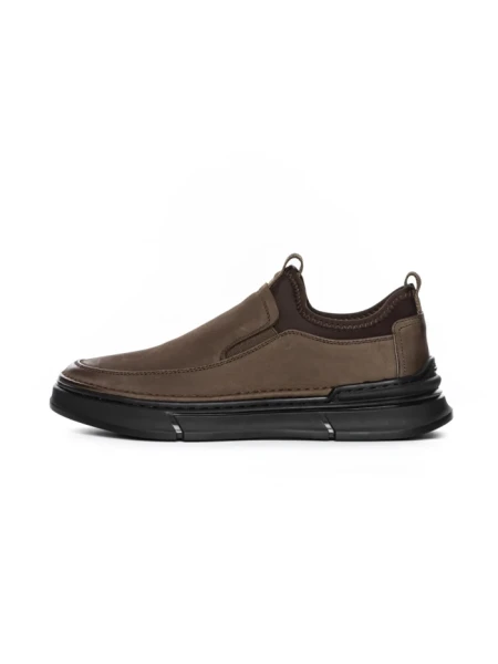 Pantofi Casual Barbati din piele naturala F697 COFFEE | ADVANCER