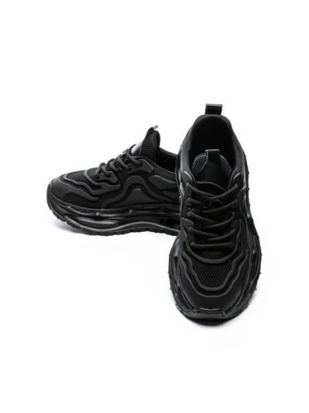 Pantofi Sport Barbati din piele naturala 5372 BLACK | ADVANCER
