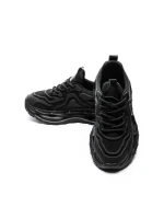 Pantofi Sport Barbati din piele naturala 5372 BLACK | ADVANCER