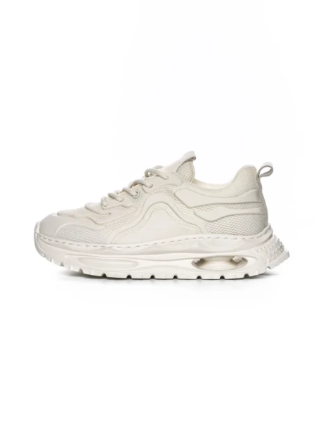 Pantofi Sport Barbati din piele naturala 5372 WHITE | ADVANCER