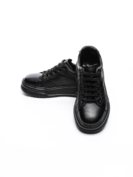Pantofi Sport Barbati din piele naturala 5337 BLACK | ADVANCER