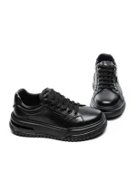 Pantofi Sport Barbati din piele naturala 5337 BLACK | ADVANCER