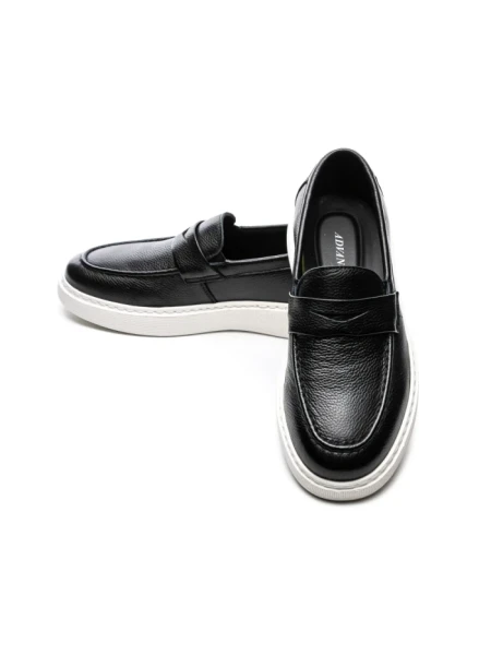 Pantofi Casual Barbati din piele naturala 5390 BLACK | ADVANCER