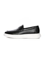 Pantofi Casual Barbati din piele naturala 5390 BLACK | ADVANCER
