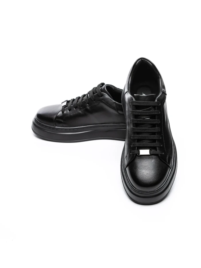 Pantofi Casual Barbati din piele naturala 5388 BLACK | ADVANCER