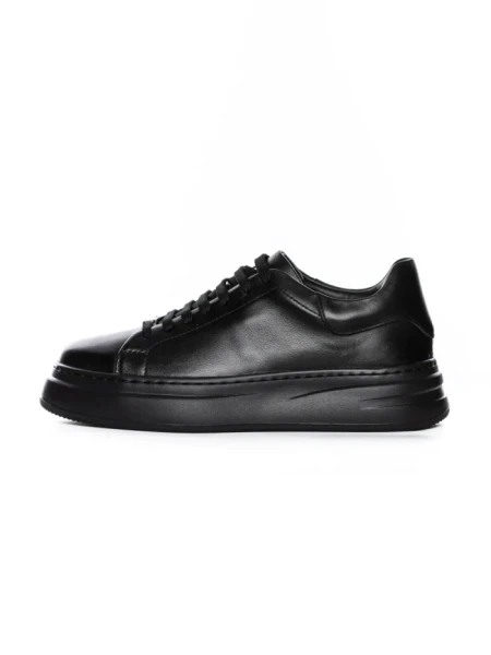 Pantofi Casual Barbati din piele naturala 5388 BLACK | ADVANCER
