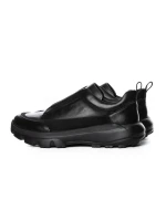 Pantofi Sport Barbati din piele naturala 6718 BLACK | ADVANCER