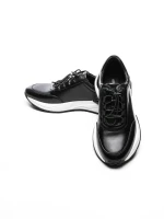 Pantofi Sport Barbati din piele naturala L2412 BLACK | ADVANCER