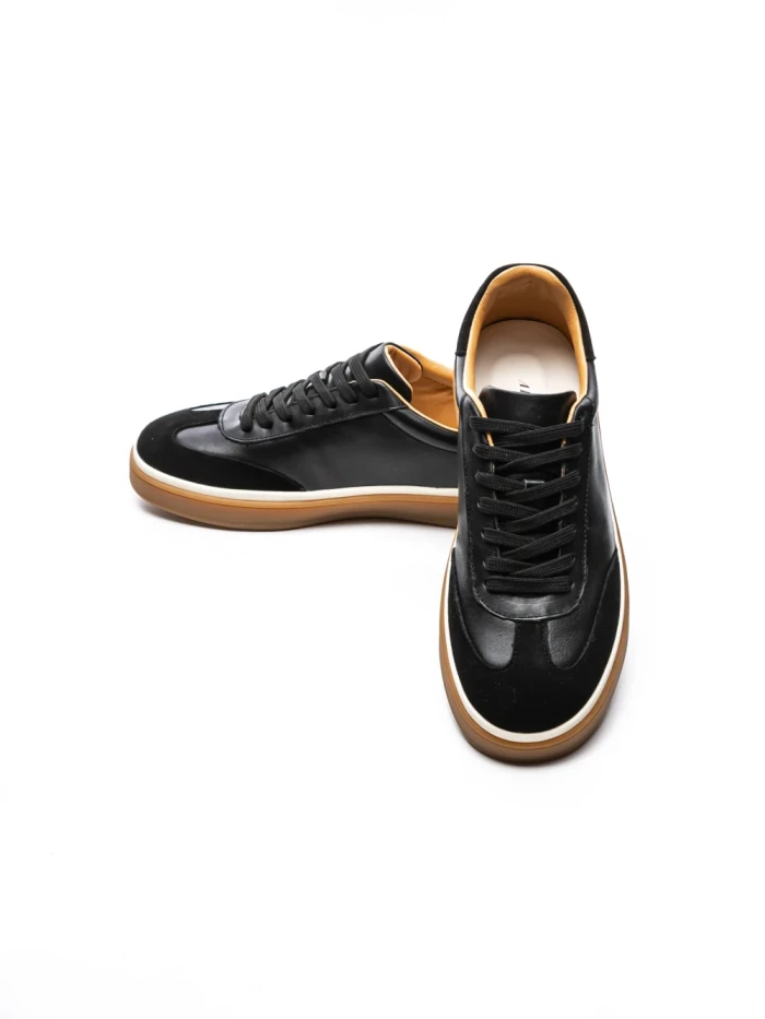 Pantofi Sport Barbati din piele naturala 5376 BLACK | ADVANCER