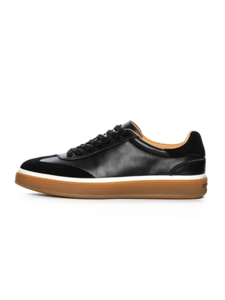 Pantofi Sport Barbati din piele naturala 5376 BLACK | ADVANCER