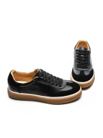 Pantofi Sport Barbati din piele naturala 5376 BLACK | ADVANCER