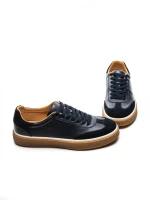 Pantofi Sport Barbati din piele naturala 5376 BLUE | ADVANCER