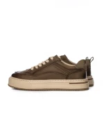 Pantofi Sport Barbati din piele naturala 5967 KHAKI | ADVANCER