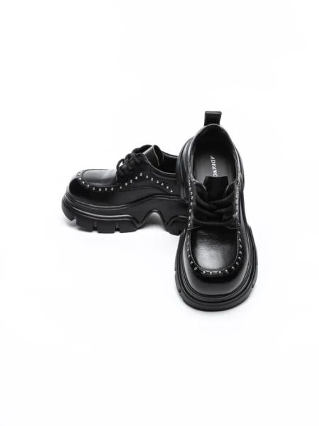 Pantofi Casual Dama din piele naturala 3219 BLACK | ADVANCER