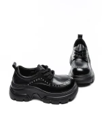 Pantofi Casual Dama din piele naturala 3219 BLACK | ADVANCER