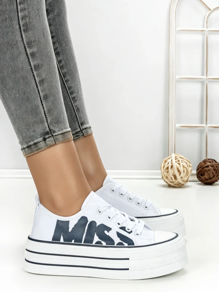 Tenisi Dama 810-4B WHITE-NAVY | RED JIN